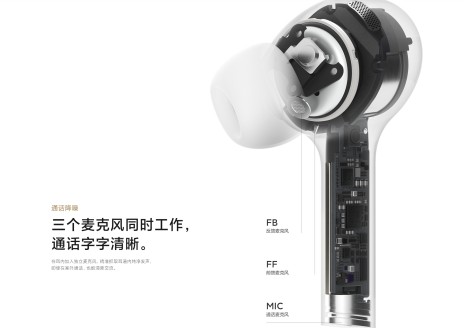 搭載聲加科技SVE算法 小米Air2 Pro 耳機(jī)增加ANC風(fēng)噪抑制功能