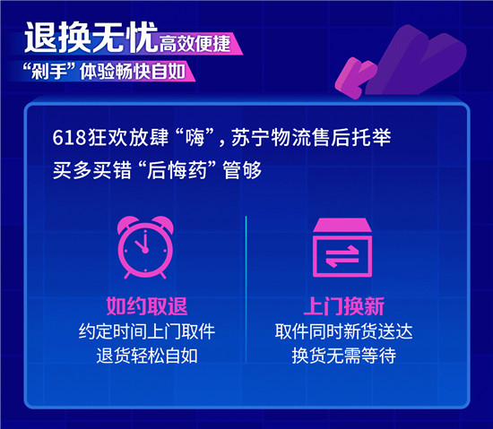 蘇寧物流出大招 “18項溫度服務承諾”全力護航618