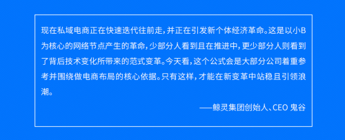 做興趣電商的抖音，做電商AI SaaS的鯨靈集團蜂享家，他們的私域白皮書有何不同？