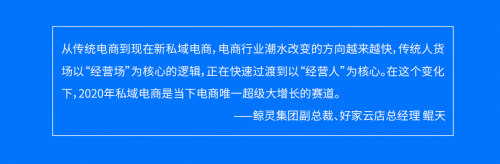 做興趣電商的抖音，做電商AI SaaS的鯨靈集團蜂享家，他們的私域白皮書有何不同？