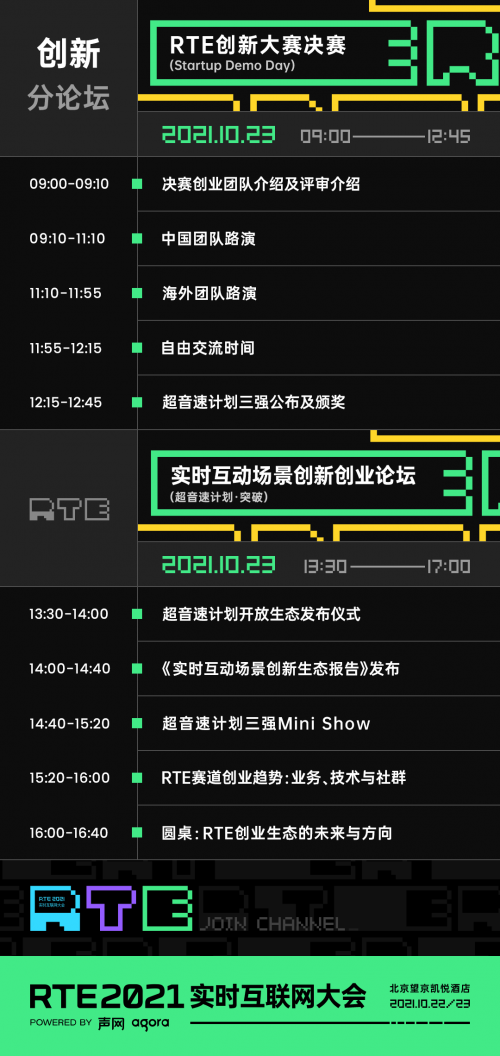 RTE 2021 Startup 創(chuàng)新論壇：釋放實(shí)時(shí)互動(dòng)創(chuàng)業(yè)之力