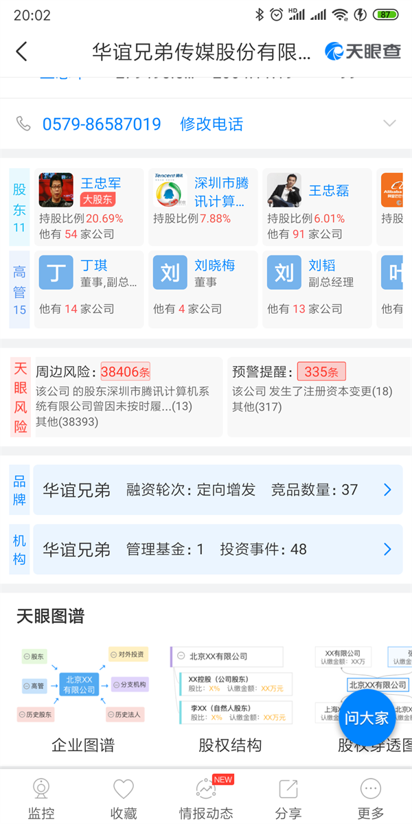 天眼查三大看家法寶 助力全方位把控公司風(fēng)險！