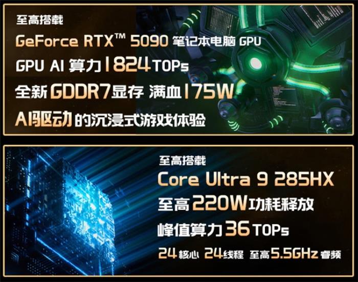 微星泰坦18 Ultra/Pro新品游戲本預(yù)約：Ultra 9+RTX5090旗艦登陸